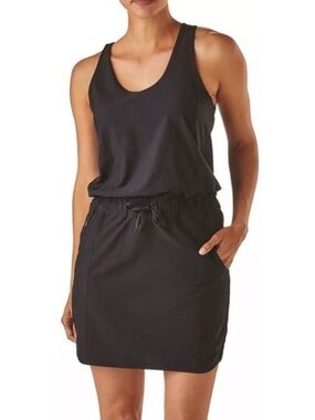 Patagonia $99 Women's Fleetwith Dress Dark Gray Extra Small EUC